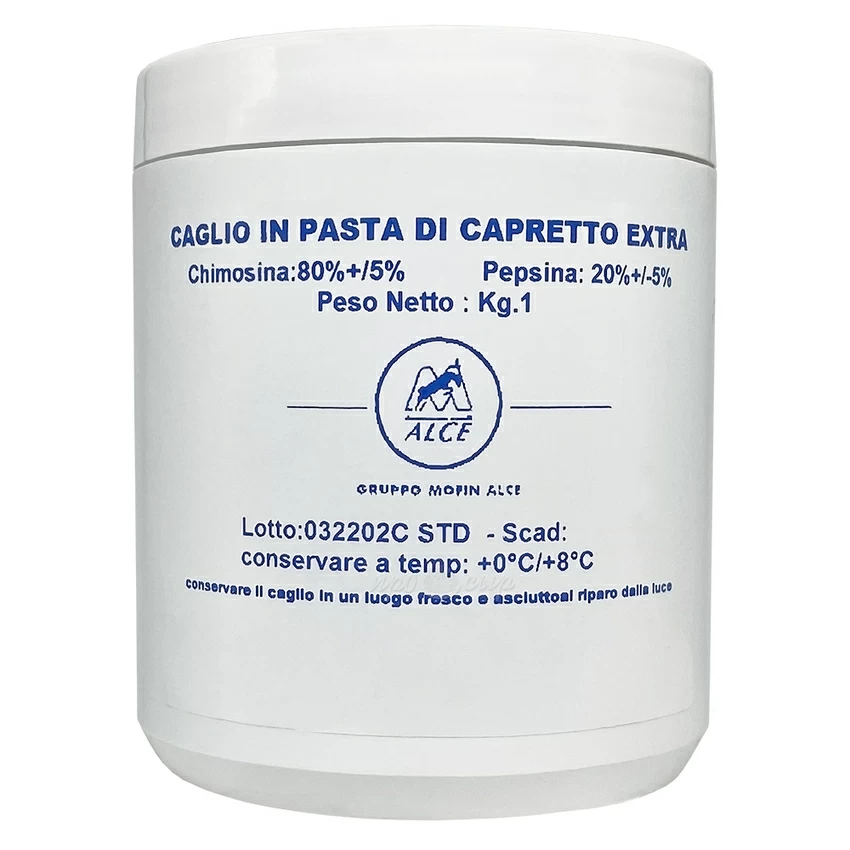 Паста козья ALCE Caglio in pasta di Capretto Extra (1 кг) Паста козья ALCE Caglio in pasta di Capretto Extra (1 кг)
