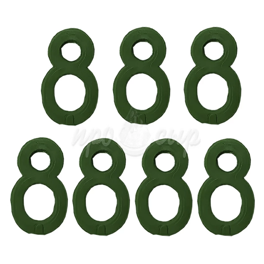 Цифра 8 для маркировки сыра (пластик), 100 штук